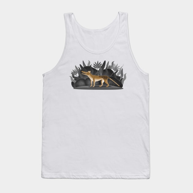 Thylacine time Tank Top by ikerpazstudio